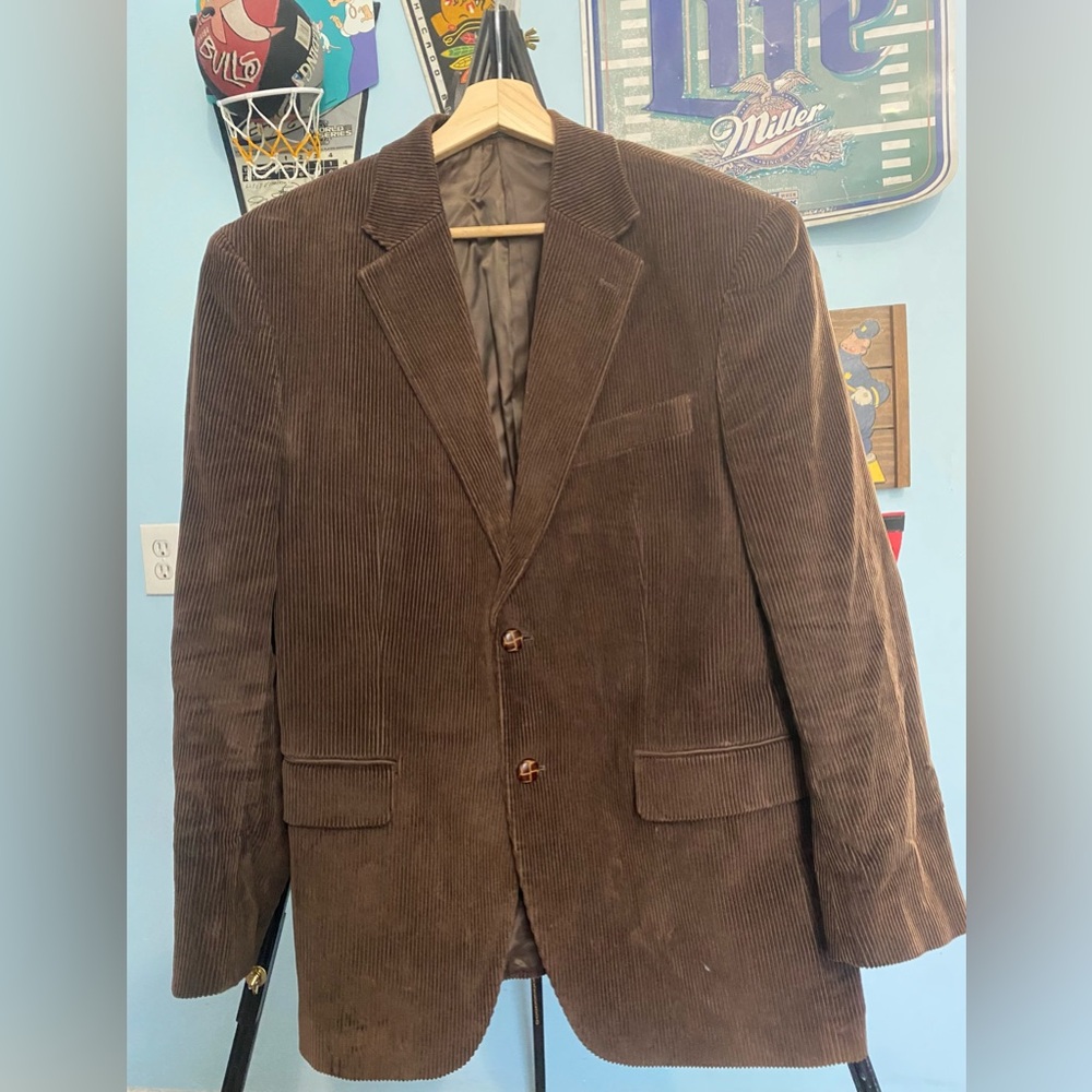 Polo by Ralph Lauren Brown Corduroy Blazer